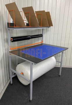 Стол упаковочный с отделениями для коробок 120х80х160.