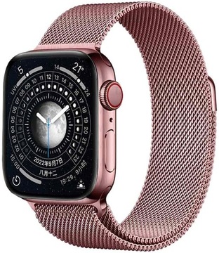 BRANSOLETA RÓŻOWE ZŁOTO DO APPLE WATCH 42/44/45MM