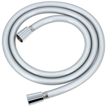 WĄŻ PRYSZNICOWY NATRYSKOWY 150 Wężyk Gładki PRYSZNICA WANNY Srebrny Gumo LK