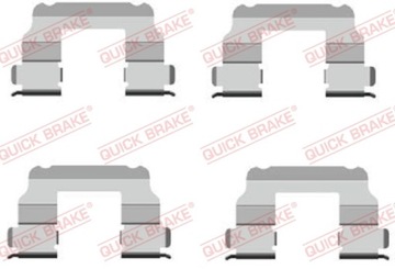 QUICK BRAKE ZESTAW INST. KLOCKÓW HAM. FIAT T. CROMA 1,9-2,4 D MULTIJET 05-