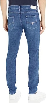 GUESS Męskie jeansy Eco Chris z niskim stanem 32