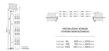 ВХОДНАЯ ДВЕРЬ 56мм JOWISZ SPIN 90