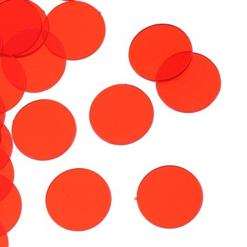 300 шт. пластиковые маркеры для фишек бинго 19 мм для покерных карт Bingo Red3