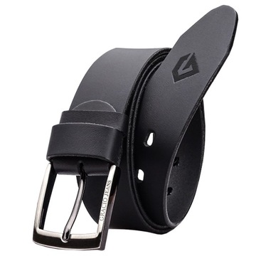 PASEK MĘSKI GRACIO BIZNES SKÓRZANY SZEROKI 4 DŁUGI