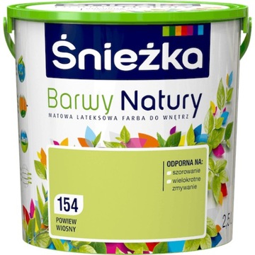 FARBA ŚNIEŻKA BARWY NATURY POWIEW WIOSNY 2,5L