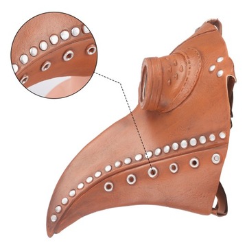 ЧУМНАЯ МАСКА ДОКТОРА ОБЩЕСТВЕННАЯ ПТИЦА ХЭЛЛОУИН КОСПЛЕЙ ПУ КОЖА