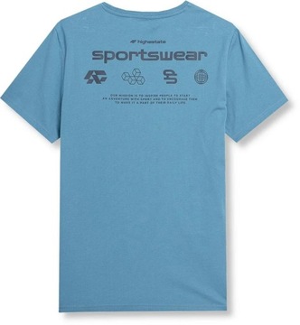 KOSZULKA MĘSKA 4F T-SHIRT BAWEŁNA SPORT SS23M300