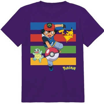 KOSZULKA DZIECIĘCA T-SHIRT DLA DZIECKA POKEMON 128 PREZENT JAKOŚĆ
