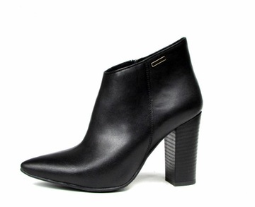 BOTKI NA SŁUPKU 9cm SKÓRA NATURALNA (443) 39