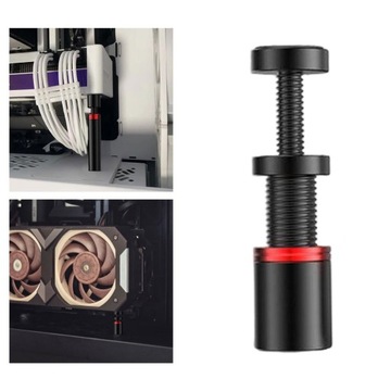 Кронштейн для видеокарты с графическим процессором Кронштейн для предотвращения провисания VC16 Mini Черный Красный