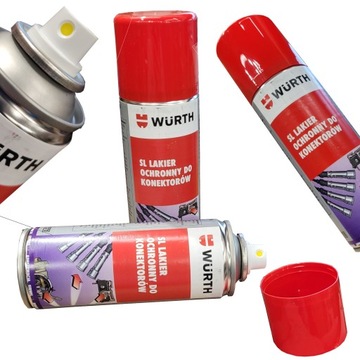Styk Lakier do konektorów bezbarwny Ochronny SL 200 ml Wurth