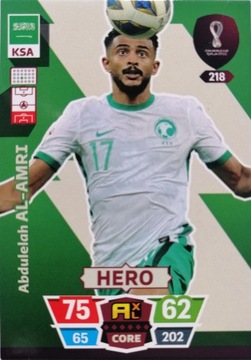WORLD CUP QATAR 2022 HERO ARABIA 218 AL-AMRI