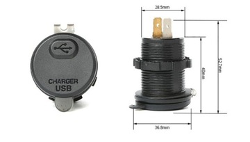 ЗАРЯДНОЕ УСТРОЙСТВО USB-C QC 3.0 PD СИНИЙ ВОЛЬТМЕТР