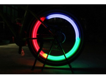 СВЕТОДИОДНАЯ ВЕЛОСИПЕДНАЯ ФАРА, СВЕТЯЩИЕСЯ СПИЦЫ, УНИВЕРСАЛЬНЫЙ КОЛЕСНЫЙ КРЫШКА