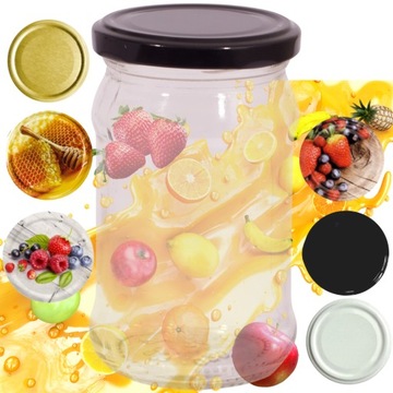 Стеклянная банка 30 x 300 мл для консервирования Медовый джем Варенье Паштет с джемами