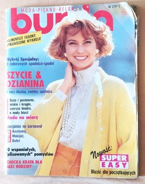 Burda moda piękno relaks 1/1991 moda dla dzieci