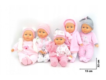 BOBAS LALKA Z DŹWIĘKIEM PIOSENKAMI I ZDANIAMI 32CM