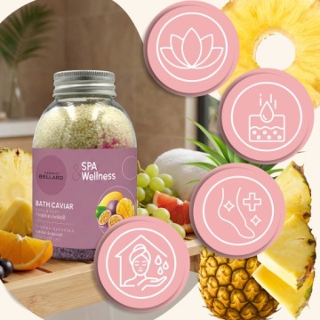 FERGIO BELLARO TROPICAL CAVIAR SOFTENING BODY BATH BEADS 190G