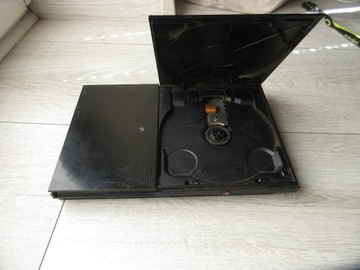 KONSOLA SONY PS2 SLIM SCPH-90004 GRA PADY KAMERKA KARTA PAMIĘCI KOMPLET