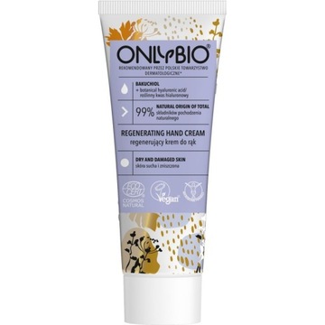 ONLY BIO Regenerujący krem rąk Bakuchiol 75 ml