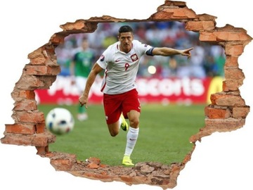 Naklejka ścienna PIŁKARZ ROBERT LEWANDOWSKI