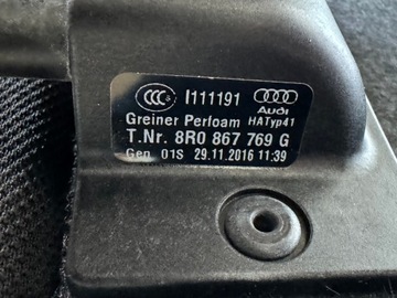 2016 AUDI Q5 8R0 2008-2016 POLIČKA ZADNÍ KUFRU (Z MŘÍŽKA OD SPODU) ORIG.