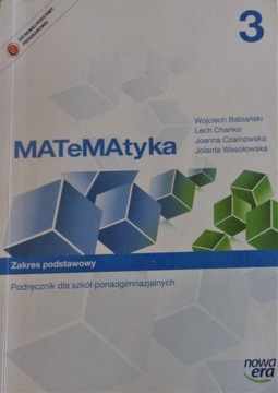 Babiański MATEMATYKA 3 ZP Podręcznik