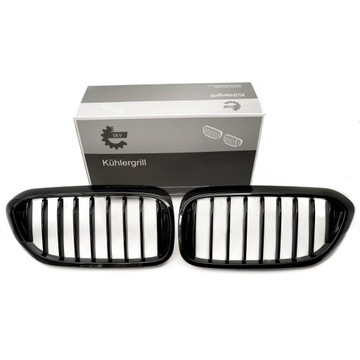 GRILL NERKA ATRAPA BMW 5 G30 51712430993 CZARNY POŁYSK