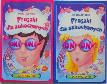 Jan Sztaudynger FRASZKI DLA ZAKOCHANYCH dla niej + dla niego bdb