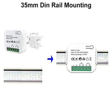 Умный счетчик энергии Tuya ZigBee