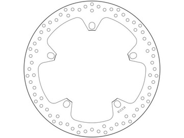 BREMBO 168B407D7 Тормозной диск