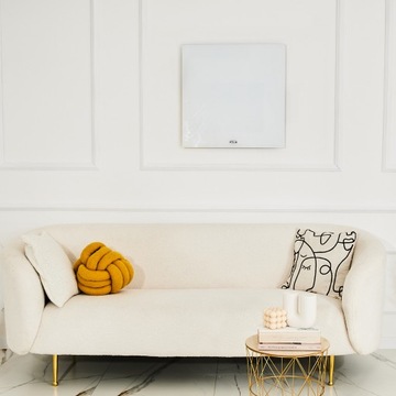 Szklany Grzejnik na podczerwień Yoer 400W Elektryczny Promiennik Łazienkowy