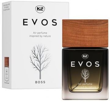 K2 EVOS PERFUMY DO SAMOCHODU AUTA ZAPACH BOSS ATOMIZER SPRAY 50ML