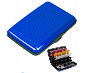 Эксклюзивный органайзер для карточек, документов, красный ZW