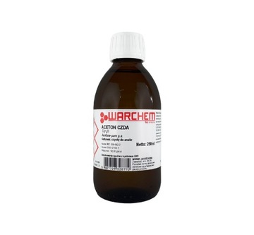ACETON - czysty do analiz - 250ml WARCHEM