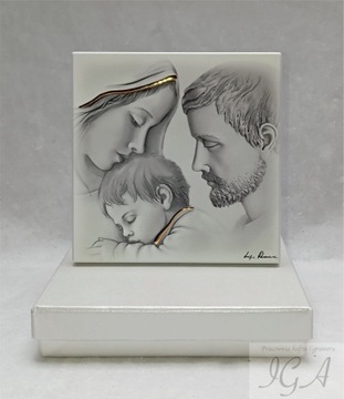 КАРТИНА НАРИСОВАННАЯ СЕПИЯ НА ДЕРЕВЕ СВЯТАЯ СЕМЬЯ СВАДЕБНЫЙ СУВЕНИР ГРАВЕР