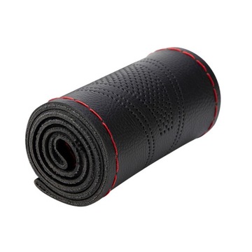 1 шт., вышитый вручную чехол на руль автомобиля, обычная защита руля автомобиля