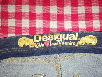 Spodnie Desigual damskie jeans XS