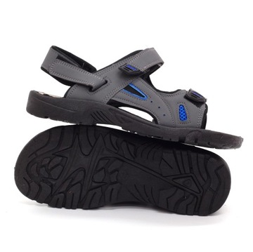 СПОРТИВНЫЕ САНДАЛИИ МУЖСКИЕ, РЕГУЛИРОВКА НА ЛИПУЧКЕ