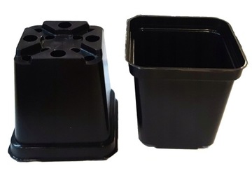 Цветочные горшки P9, 18 шт + поднос, транспортировочный лоток, STRONG