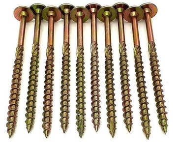 WKRĘTY CIESIELSKIE DO DREWNA TALERZOWE TORX 8x300