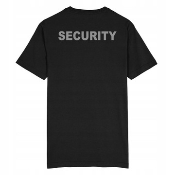 Koszulka Security Ochrona Odblaskowa Atest
