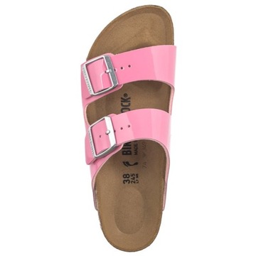 Buty Klapki Birkenstock Arizona BS Patent Candy Pink 1026957 Różowe