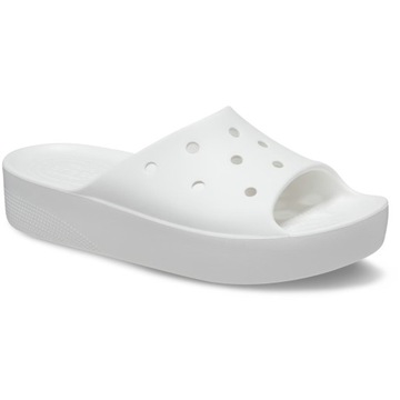 CROCS DAMSKIE KLAPKI NA PLATFORMIE PIANKOWE BUTY CLASSIC SLIDE r. 39/40