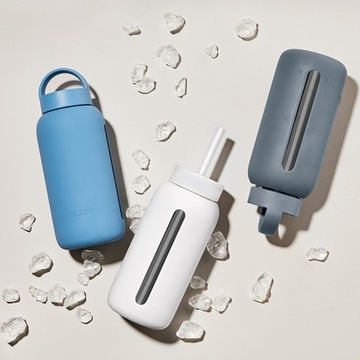 Мотивационная бутылка для воды MUUKI 720 мл Дым