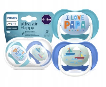 Соска AVENT ОРТОДОНТИЧЕСКАЯ ULTRA AIR 6-18M 2 ШТ.