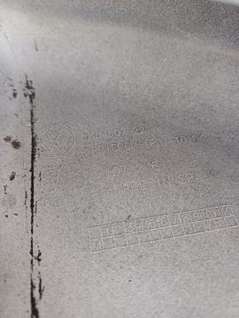 NÁRAZNÍK PŘEDNÍ VOLKSWAGEN SCIROCCO R-LINE 1K8 09- SPR OSTŘIKOVAČ