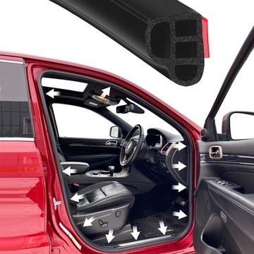 16M УПЛОТНИТЕЛЬ ДВЕРИ АВТОМОБИЛЯ РЕЗИНОВЫЙ УПЛОТНИТЕЛЬ ДВЕРИ