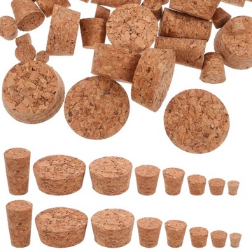 KORKI DO BUTELEK ZATYCZKI POKRYWKI