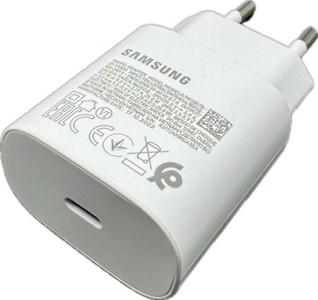 100% ORYGINALNA ŁADOWARKA SIECIOWA SAMSUNG 25W USB C SUPER FAST CHARGE